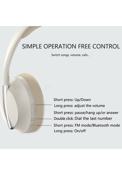 CBTxGlobal P7233 Bluetooth 5.3 Mikrofonlu Kulak Üstü Kulaklık