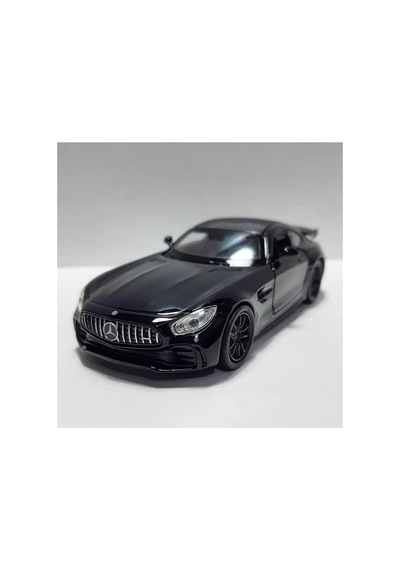 1:36 Mercedes Amg Gt R Siyah Diecast Metal Oyuncak Araba Açılır Kapı Çek Bırak Çok Renkli