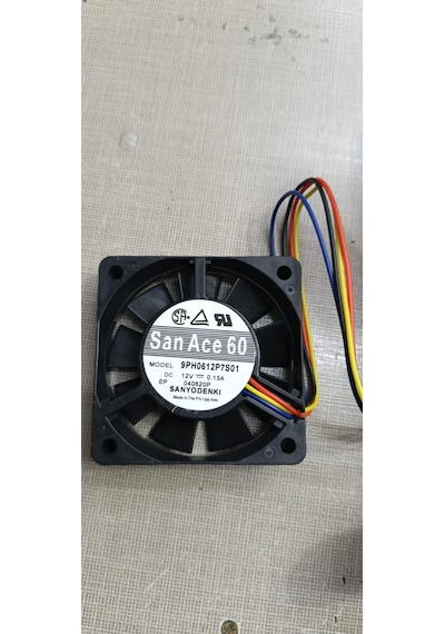 Dc Fan San Ace60 12v 0.15 A 4 Kablo 6015 12v 1pcs