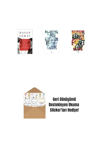 Hayat İşte Böyle Geçip Gidiyor + Kimse Kızmasın Kendimi Yazdım + Barışa Emanet Olun + Okuma Sticker'ları