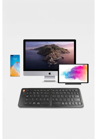 Torima TK-08 Kablosuz Katlanabilir Şarjlı Taşınabilir Mini Bluetooth Klavye