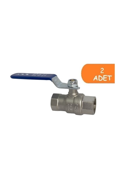 2 Adet Eca 3/4 İçme Suyu Küresel Valfi İç Vida X İç Vida Pn10 602122169