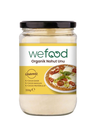 Wefood Organik Glutensiz Nohut Unu 350 G - 8 Adet Tarı