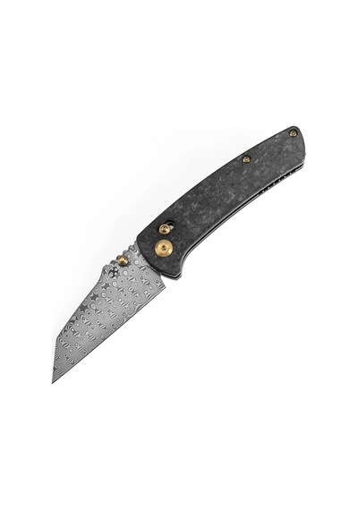 Kansept Main Street Karbon Fiber Sap Damascus Çelik Çakı K1015v1 Kum