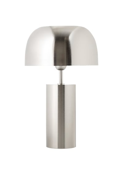 Mudo Home Nexa Abajur 38 Cm Krom Gümüş