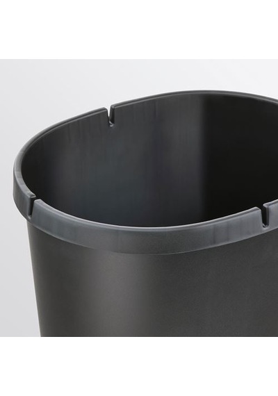 Ikea Hölass Çöp Kutusu, Siyah, 8 Lt