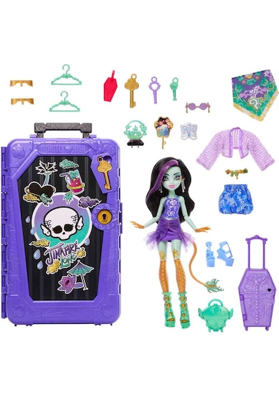 Monster High Gizemli Arkadaşlar Tatil Bebeği Jınafıre Long Jdr52