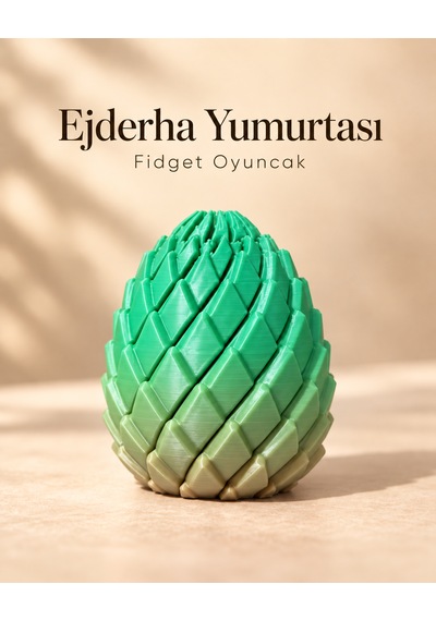 Ejderha Yumurtası Döner Fidget Oyuncak Kinetik Stres Oyuncağı