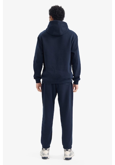 Defacto Regular Fit 2li Eşofman Takımı Kapüşonlu Sweatshirt Eşofman Altı F9624ax25aunv64 Lacivert-nv64