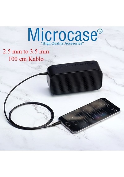 2.5 Mm To 3.5 Mm Aux, Kulaklık Bağlantı Kablosu 1.5 Metre Al2307