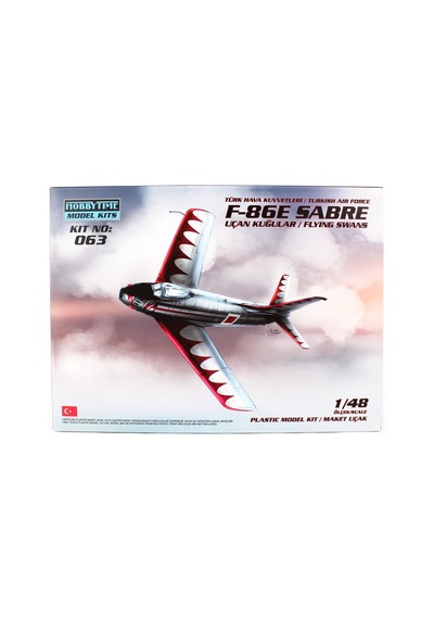1/48 F-86e Sabre Uçan Kuğular Maketi, Hobbytime 063