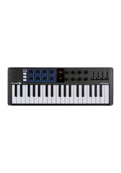 Minilab 37: Siyah Yeni Nesil 37-tuş Keyboard / Controller