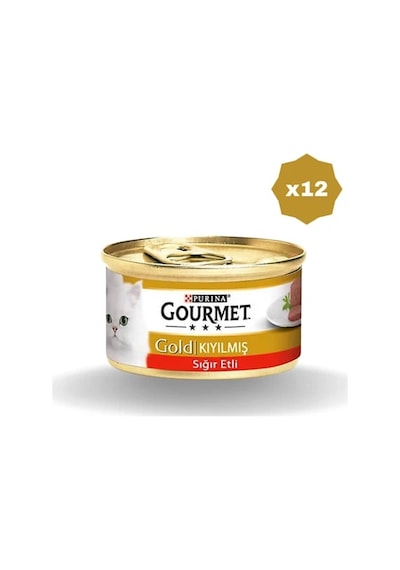 Felix Gourment Gold Kıyılmış Sığır Etli 85 Gr - 12 Adet