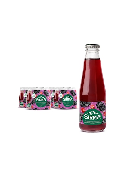 Sırma B Vitaminli Karadut & Frenk Üzümü Aromalı Doğal Maden Suyu 200 Ml X 24 Adet