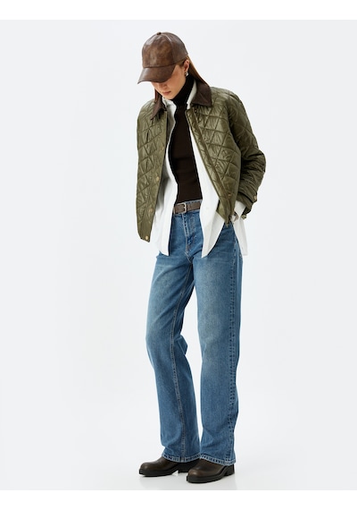 Koton Normal Bel Cepli Düğmeli Pamuklu Mom Fit Kot Pantolon Orta İndigo 5wal40050md İndigo Koton Normal Bel Cepli Düğmeli Pamuklu Mom Fit Kot Pantolon Orta İndigo 5wal40050md İndigo