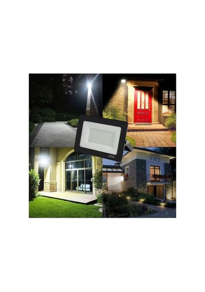 Astec 100 Watt Led Projektör Beyaz 6500k Beyaz Renk 9000 Lümen