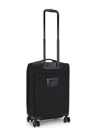 Kipling Kıplıng New Youri Spin S Küçük Boy Tekerlekli Valiz Siyah Sıgnature Emb Siyah