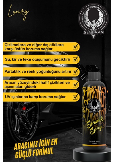 Araç Hızlı Seramik Sprey Nano Seramik Kaplama Ve Boya Koruma Coat