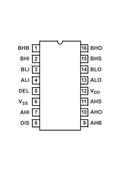 Hıp4082Ip Dıp-16 Mosfet Sürücü Entegresi