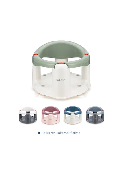 Babyjem Önden Açılır Banyo & Mama Oturağı Soft Yeşil