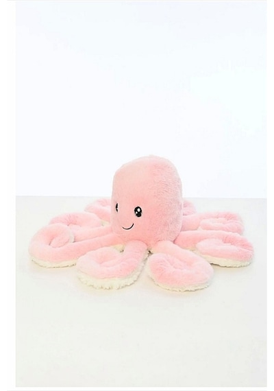 Peluş Ahtapot Uyku Ve Oyun Arkadaşı Pembe Pembe