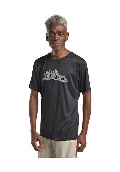Jack Wolfskın Jack Wolfskin Peak Graphic T Erkek Tişört T0272 Çok Renkli