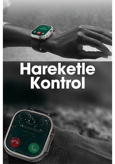 Wearfitpro Wearfit Hw Ultra 2 7 Kordonlu Akıllı Kol Saati Smart Watch Model:inç 49mm Amoled Ekran Gri