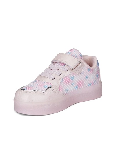 Tuğba Ortopedi 028 Kız Çocuk Led Işıklı Sneaker Pudra