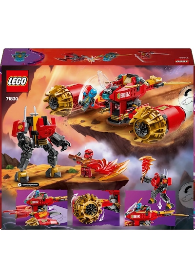 LEGO® NINJAGO® Kai’nin Robot Fırtına Aracı 71830 - 7 Yaş ve Üzeri Çocuklar için Yaratıcı Oyuncak Yapım Seti (333 Parça)