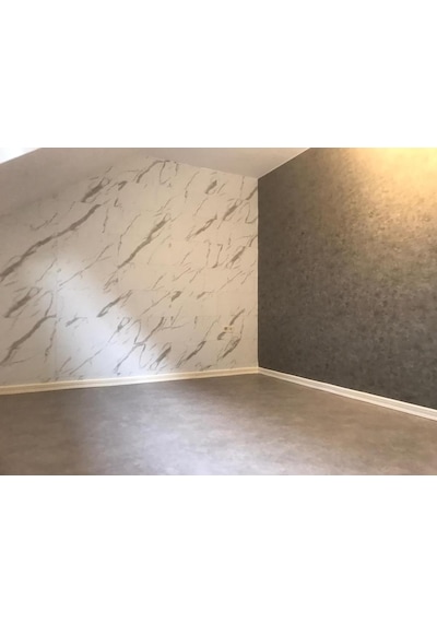 Yapışkanlı Beyaz Mermer Desen 1 Adet 30X60 Cm Zemin Duvar Döşeme