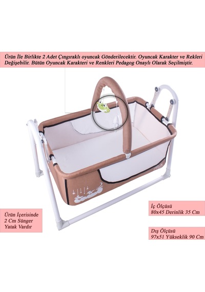 Chubby Baby Candy Sepet Beşik Anne Yanı Portatif Beşik