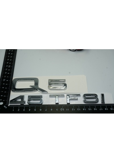 Audi Q5 45 TFSi Krom ABS 3M 3D Bagaj Yazı Logo Ürün