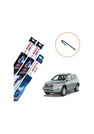 Toyota Uyumlu Rav4 Muz Silecek Takımı Ön Arka Bosch Aerotwin 2005-2012