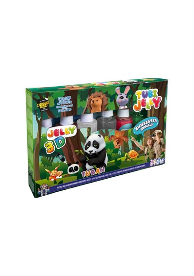 Tuban Tubi Jelly 6 Renk 3 Boyutlu Figürler Hayvanlar Animals Tu3326