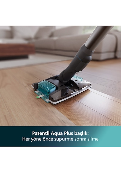 Philips 8000 Serisi Aqua Plus XC8053/01 Şarjlı Dikey Süpürge Teşhir