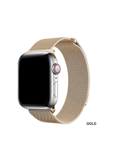 Apple Uyumlu  Watch Kordon 2 3 4 5 6 Se 7 42 44 45 MM Hasır Metal Kordon