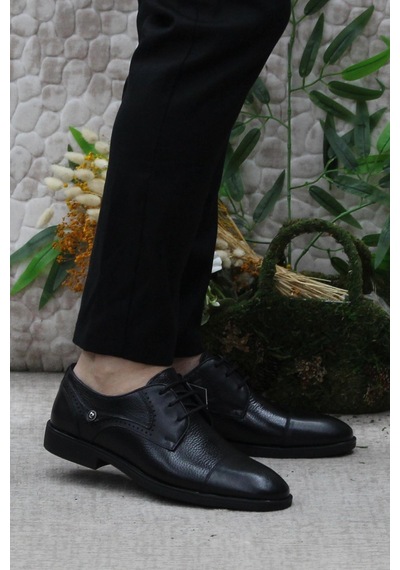 Pierre Cardin 63599 Siyah Kauçuk Taban Iç Ve Dış Hakiki Deri Erkek Ayakkabı 001