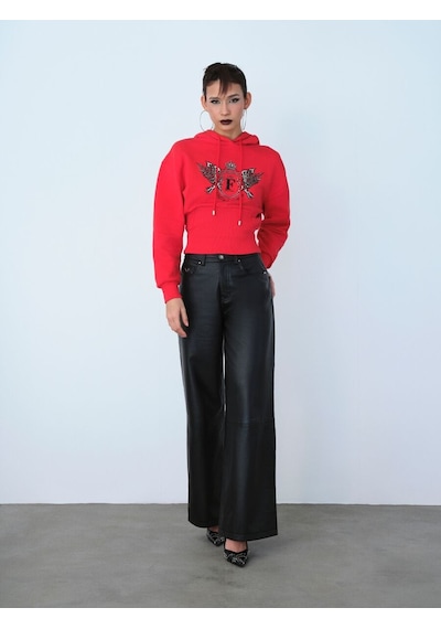 LOFT Oversize Kadın Sweatshirt Lf2036853 Q1.v1 Kırmızı