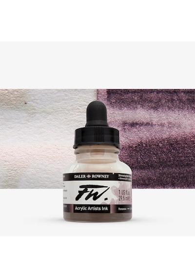 Daler Rowney Fw Ink Akrilik Mürekkep 29.5 Ml Shimmering Red 731 Diğer