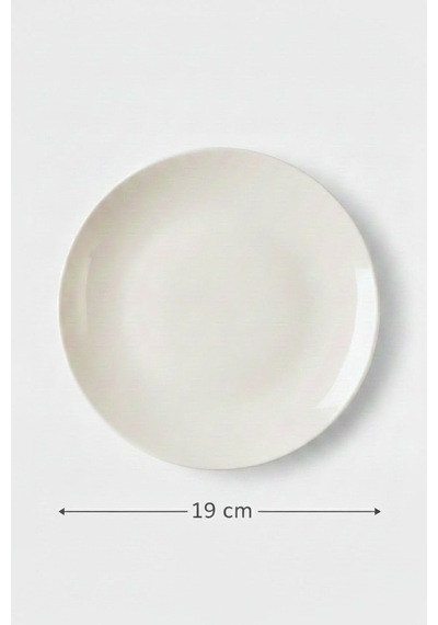 12'li Valencia Pasta Tabağı 19cm Krem Rinart