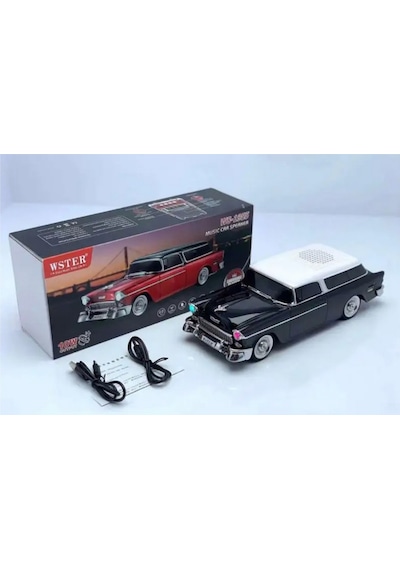 Wster Chevrolet WS-1955BT Belair 1955 Model Araba Bluetooth Hoparlör