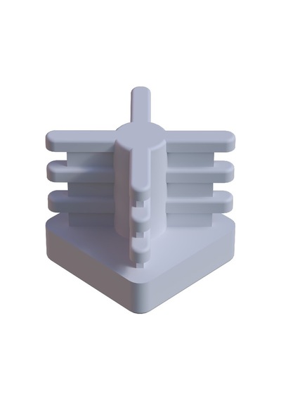 Cateksss 20x20 Mm İç Kelebek Profil Tapası Beyaz - 32 Li Paket