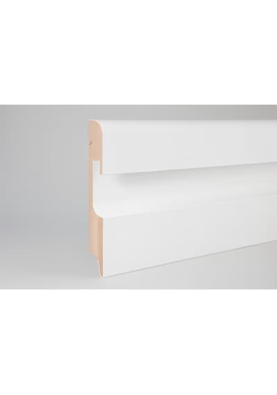 Effect Serisi 11.5 Cm Lake Beyaz Led Kanallı Ledli Pvc Süpürgelik