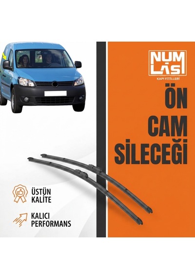 Volkwagen Caddy Panelvan 2003-2015 Ön Cam Silecek Takımı Numlas-a Kalite-nm0168