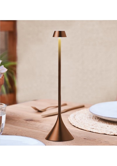 Lexon Steli Shade Led Masa Lambası Bronz Çok Renkli