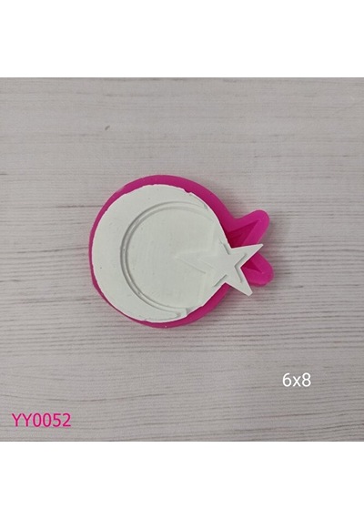 Yy0052 Ay Yıldız Silikon Kalıp