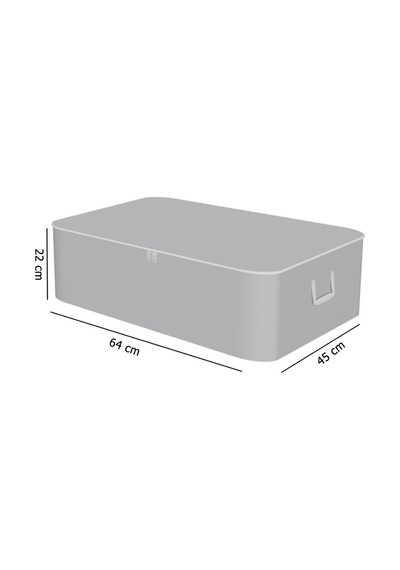 6 Adet -çekyat Baza Tipi Hurc - Baza Altı Büyük Boy Saklama Hurcu 65 X 45 X 22 Cm Ekicihome0005-6 Po Diğer