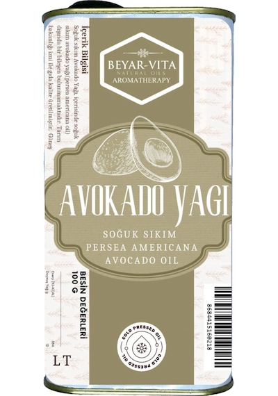 Beyar Vita Avokado Yağı Teneke 1 L