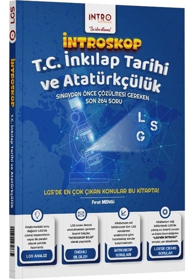 8. Sınıf Lgs İnkılap Tarihi Ve Atatürkçülük İntroskop Soru Bankası İntro Yayınları