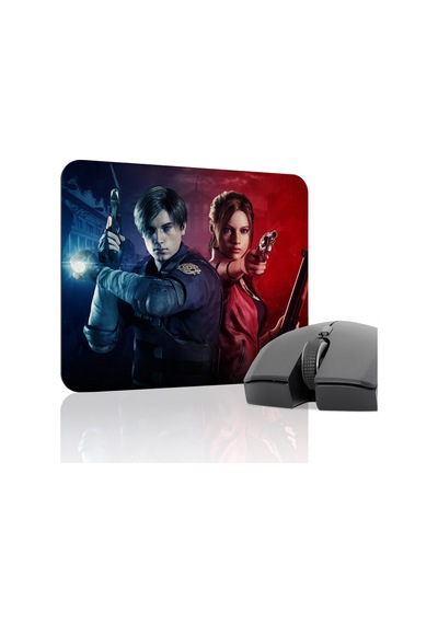 Resident Evil Kaymaz Dikişli Kauçuk Oyuncu Mousepad V5 - 22x18 Gaming Mouse Pad Fare Altlığı